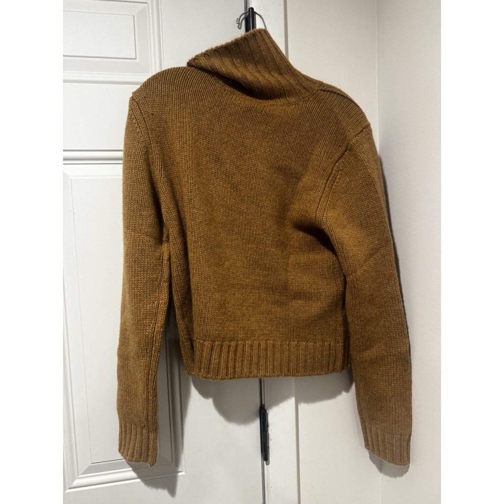 Bonpoint Women's Brown Cambridge Cashmere Turtleneck Sweater Sz 36 NWT XS - Picture 7 of 11